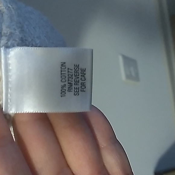 🔴 Croft&Barrow Creme Fisherman's Knot Knit Sweater 100% Cotton Large - Picture 5 of 5